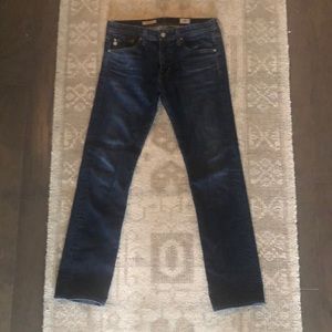 Men’s AG slim straight “matchbox” Jean